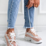 Buty sportowe Madam Meling pudrowe