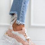 Buty sportowe Madam Meling pudrowe
