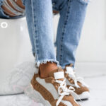 Buty sportowe Madam Meling karmelowe