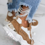 Buty sportowe Madam Meling karmelowe