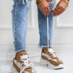 Buty sportowe Madam Meling karmelowe