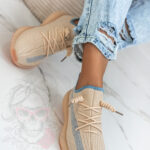 Buty sportowe Madam Faxe beżowe