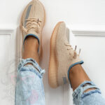 Buty sportowe Madam Faxe beżowe