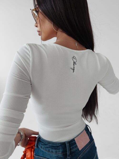 Body prążkowane Dora Ola Voga ecru