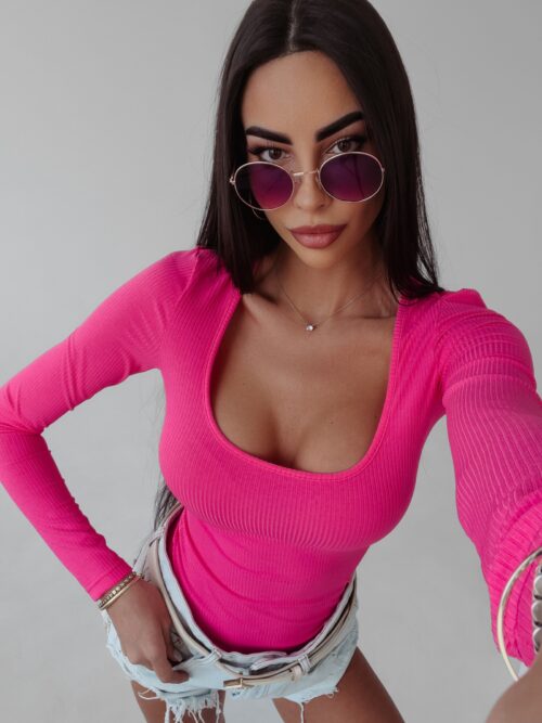 Body prążkowane Dora Ola Voga różowe