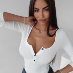 Body dopasowane Eve Ola Voga ecru