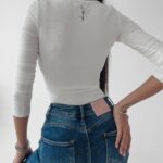 Body dopasowane Eve Ola Voga ecru