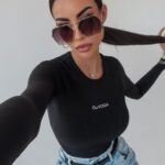 Body dopasowane Savitta Ola Voga czarne