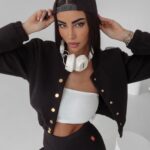 Kurtka bomberka California Ola Voga czarna