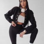 Kurtka bomberka California Ola Voga czarna