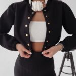 Kurtka bomberka California Ola Voga czarna