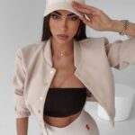 Kurtka bomberka California Ola Voga beżowa