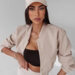 Kurtka bomberka California Ola Voga beżowa