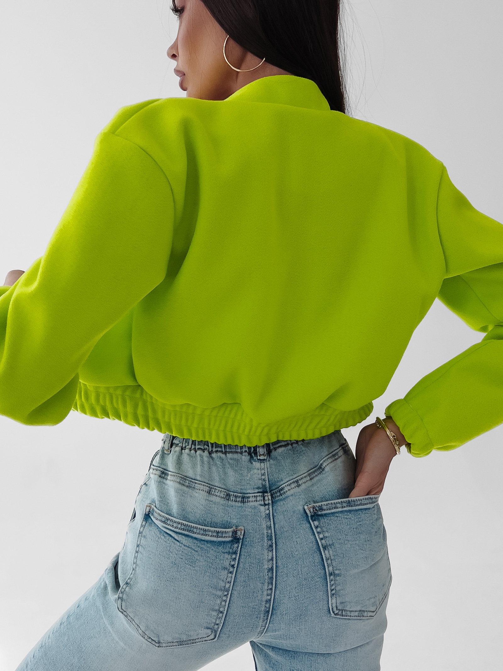 Kurtka bomberka California Ola Voga limonkowa