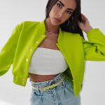 Kurtka bomberka California Ola Voga limonkowa