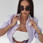 Kurtka bomberka California Ola Voga lila