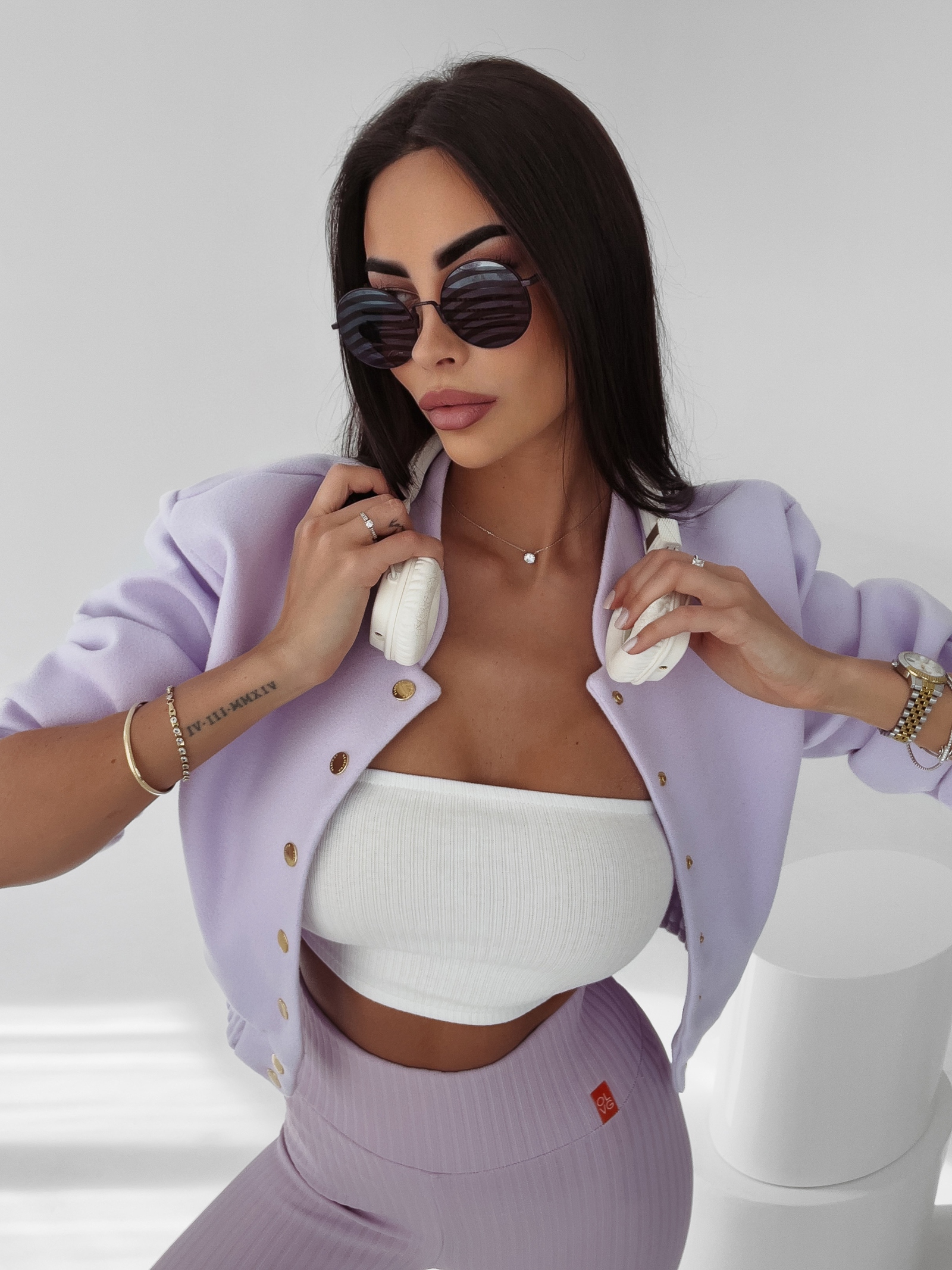 Kurtka bomberka California Ola Voga lila