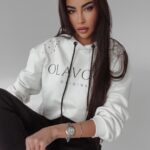 Bluza z kapturem Fargo Ola Voga ecru