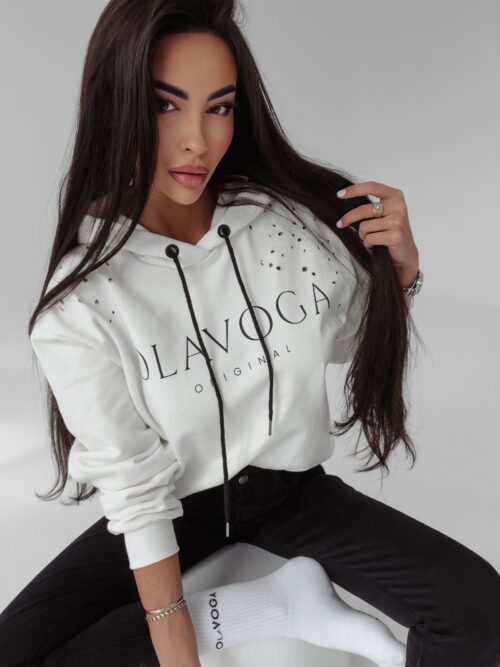 Bluza z kapturem Fargo Ola Voga ecru