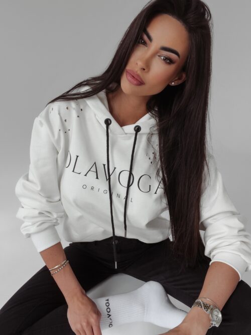 Bluza z kapturem Fargo Ola Voga ecru