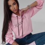 Bluza z kapturem Fargo Ola Voga pudrowy róż