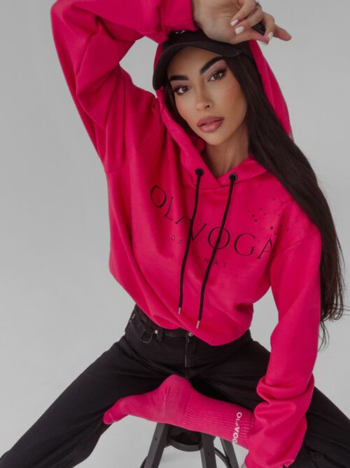 Bluza z kapturem Fargo Ola Voga fuksja