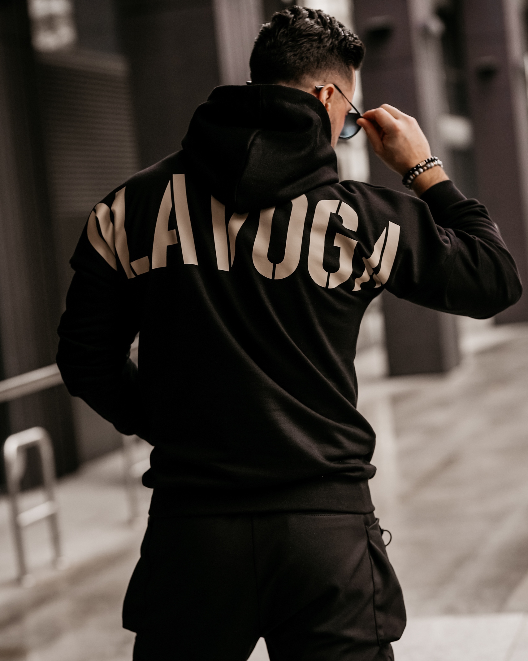 Bluza kangurka męska Maxim Ola Voga czarna