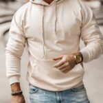 Bluza kangurka męska Maxim Ola Voga beżowa