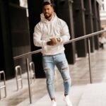 Bluza kangurka męska Maxim Ola Voga ecru