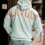 Bluza kangurka męska Maxim Ola Voga miętowa