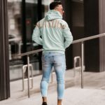 Bluza kangurka męska Maxim Ola Voga miętowa