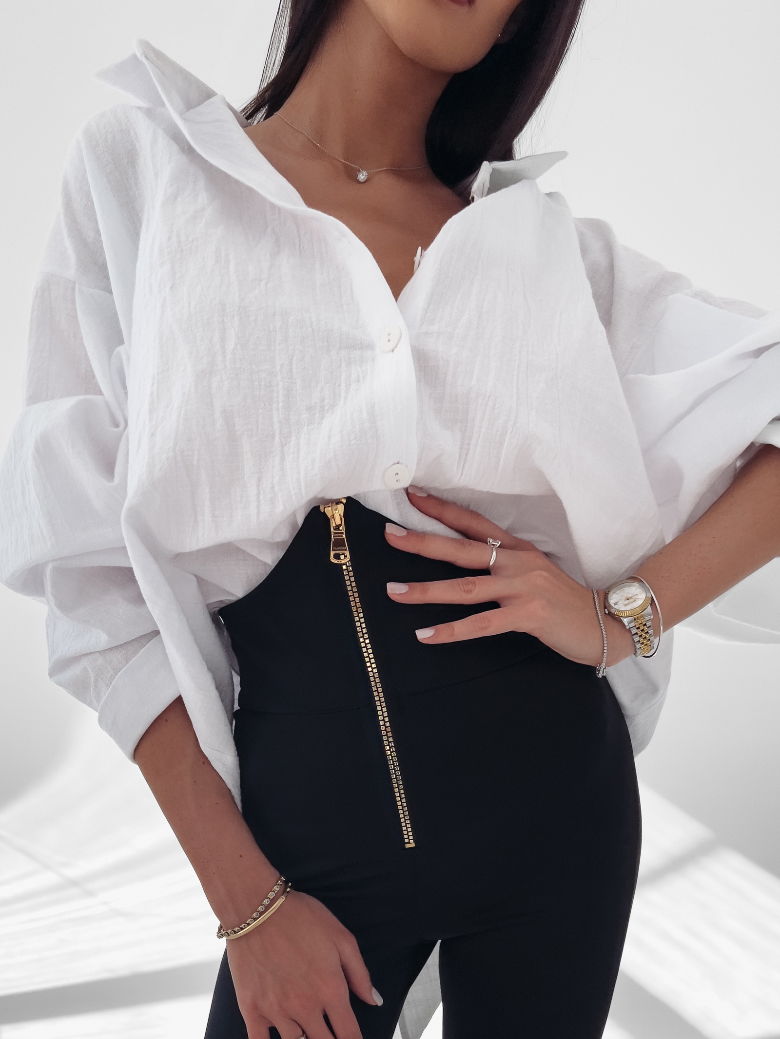 Legginsy z wyższym stanem Joan Ola Voga czarne Legginsy z wyższym stanem Joan Ola Voga czarne