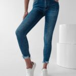 Spodnie klasyczne jeansowe Corny Ola Voga niebieskie