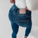 Spodnie klasyczne jeansowe Corny Ola Voga niebieskie