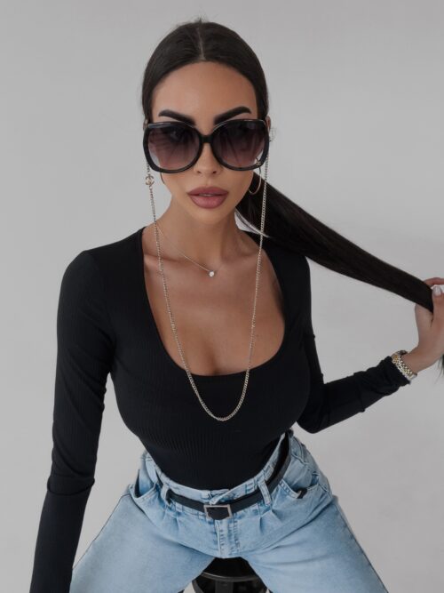 Body prążkowane Dora Ola Voga czarne