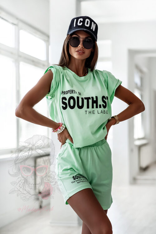 Komplet South SH miętowy