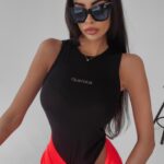 Body bez rękawów Bibi Ola Voga czarne