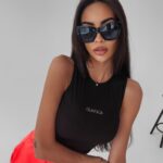 Body bez rękawów Bibi Ola Voga czarne