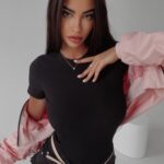 Bluzka klasyczna t-shirt basic Eter Ola Voga czarny