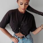 T-shirt klasyczny Kayla Ola Voga czarny