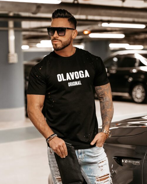 T-shirt męski Logan Ola Voga czarny