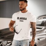 T-shirt męski Logan Ola Voga ecru