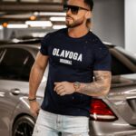 T-shirt męski Logan Ola Voga granatowy