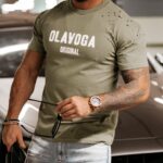 T-shirt męski Logan Ola Voga khaki