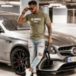 T-shirt męski Logan Ola Voga khaki