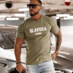 T-shirt męski Logan Ola Voga khaki
