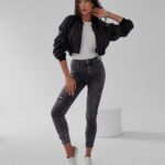 Spodnie jeansowe Alpis 259 Ola Voga czarne