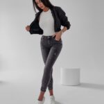 Spodnie jeansowe Alpis 259 Ola Voga czarne