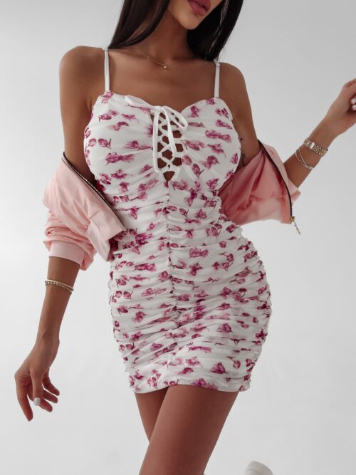 Sukienka dopasowana Selene Ola Voga ecru