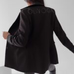 Marynarka taliowana Lara Ola Voga czarna